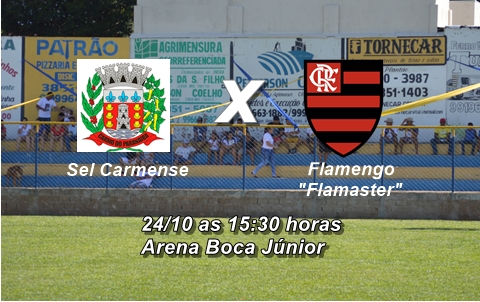 Seleção Carmense x Flamengo é atração do domingo no futebol do Alto Paranaíba.